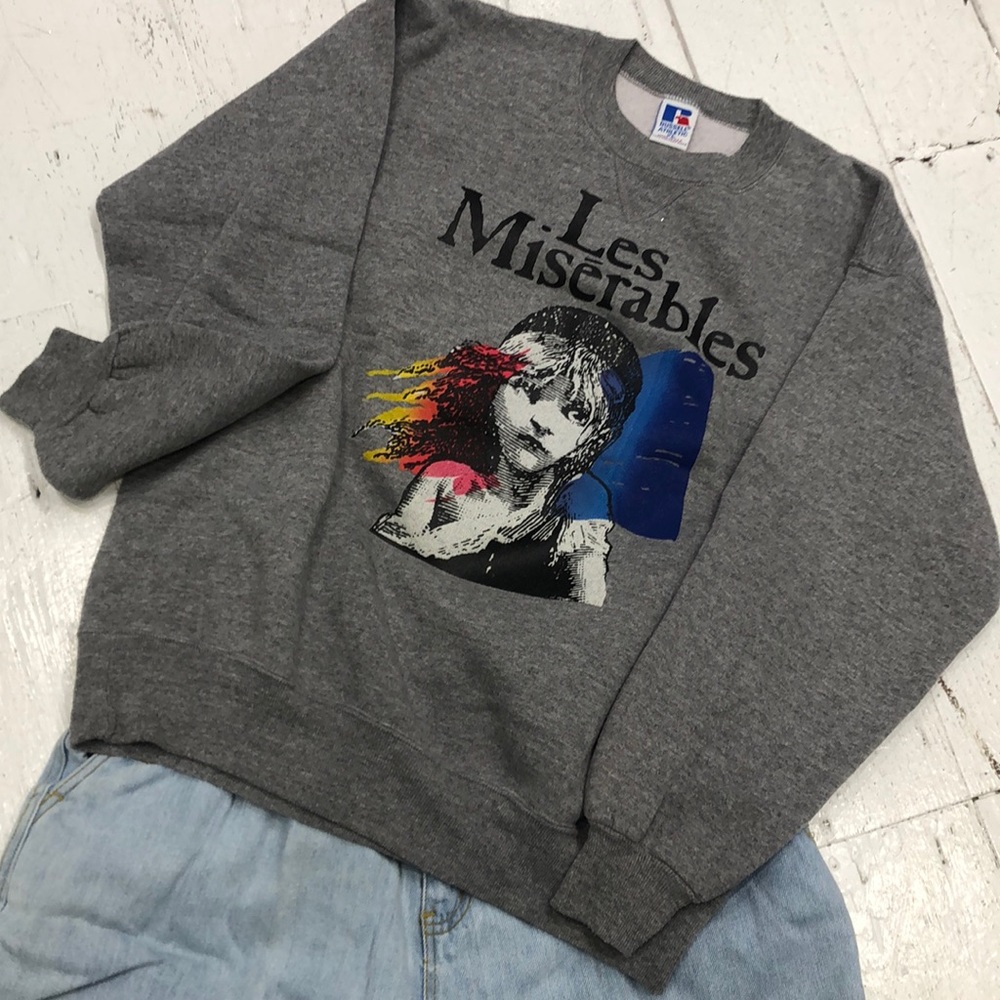 90s Les Miserables Band Sweatshirt Vintage